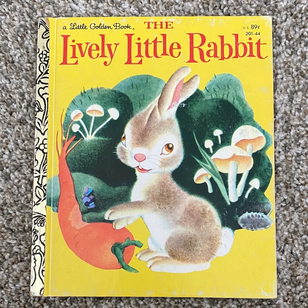 📚 The Lively Little Rabbit Book Little Golden Book - Picture 1 of 2